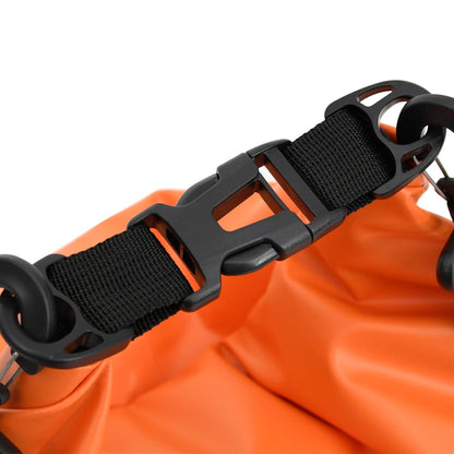 Drybag met rits 20 L PVC oranje