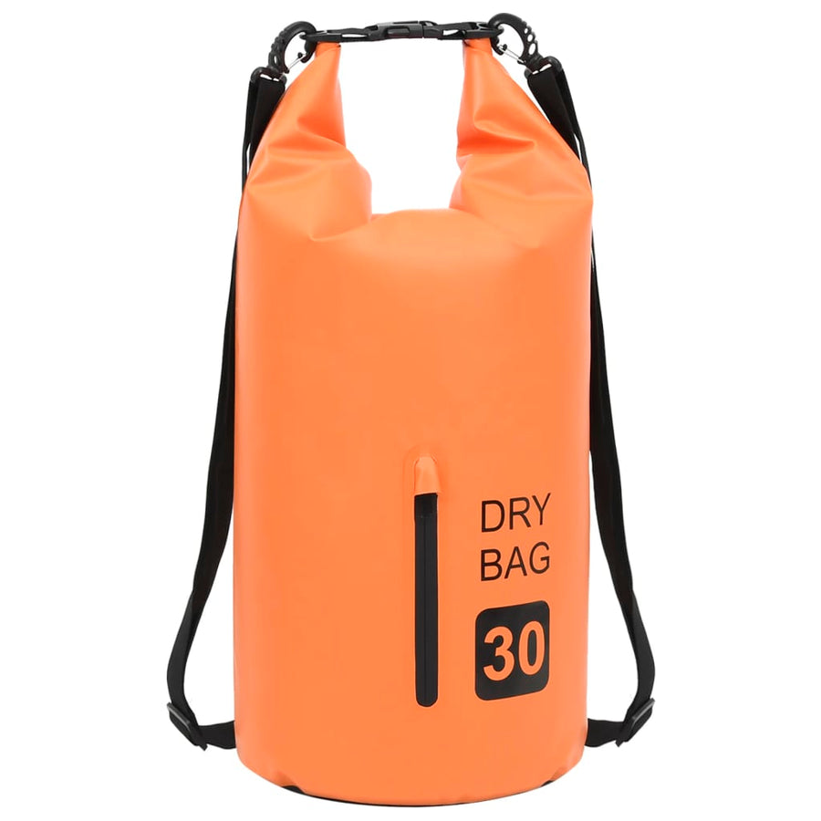 Drybag Met Rits 30 L Pvc Oranje 30 l