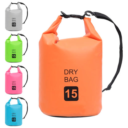 Drybag 15 L PVC oranje