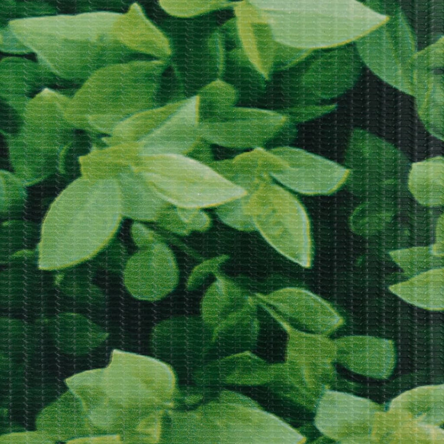 Tuinschermen 4 st 35x0,19 m PVC groen 140 x 0.19 m Bladpatroon
