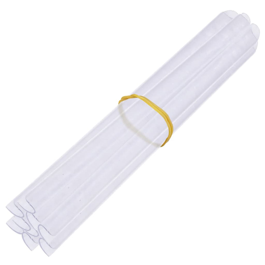 Tuinschermen 4 st 35x0,19 m PVC groen 140 x 0.19 m Bladpatroon