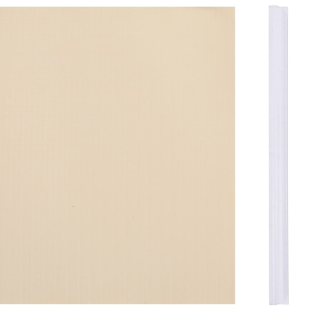 Tuinscherm 35x0,19 m PVC crème 35 x 0.19 m Crème