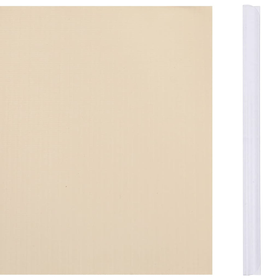 Tuinscherm 35x0,19 m PVC crème 35 x 0.19 m Crème