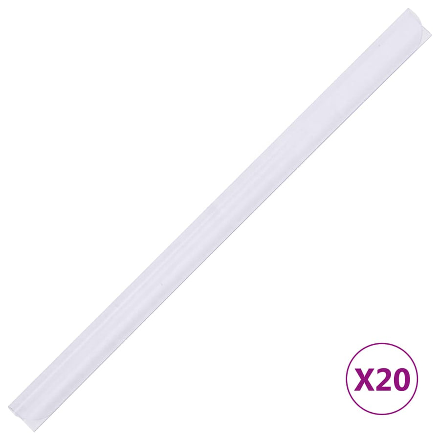 Tuinscherm 35x0,19 m PVC crème 35 x 0.19 m Crème
