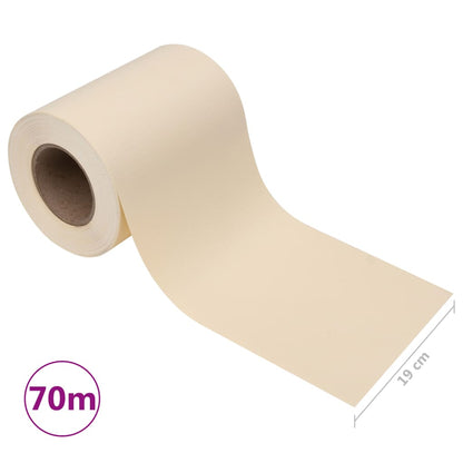 Tuinscherm 70x0,19 m PVC crèmekleurig 70 x 0.19 m Crème