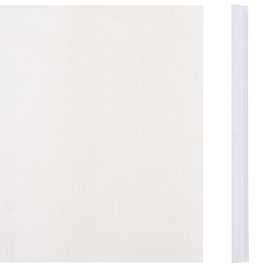 Tuinscherm 35x0,19 m PVC wit 35 x 0.19 m Wit