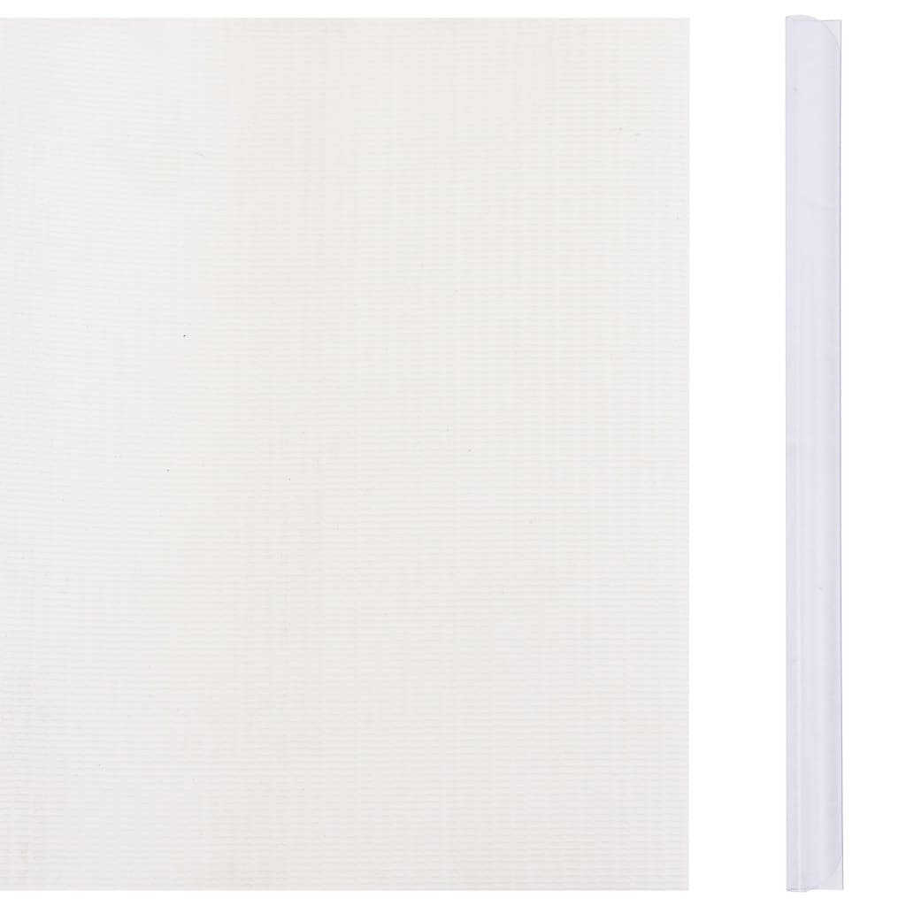 Tuinscherm 70x0,19 m PVC wit 70 x 0.19 m Wit