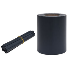 Tuinscherm 35x0,19 m PVC mat donkergrijs 35 x 0.19 m Donkergrijs