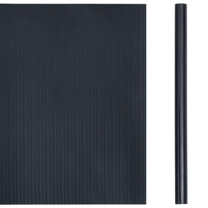 Tuinscherm 35x0,19 m PVC mat donkergrijs 35 x 0.19 m Donkergrijs