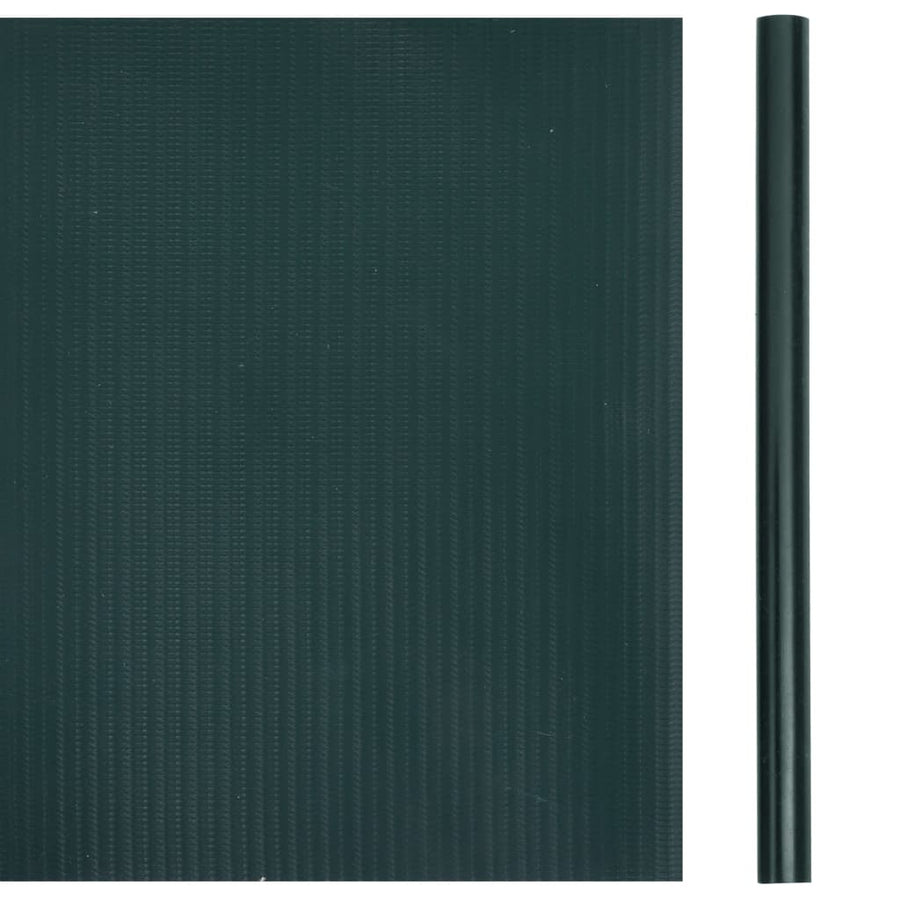 Tuinscherm 35x0,19 m PVC matgroen 35 x 0.19 m matte green