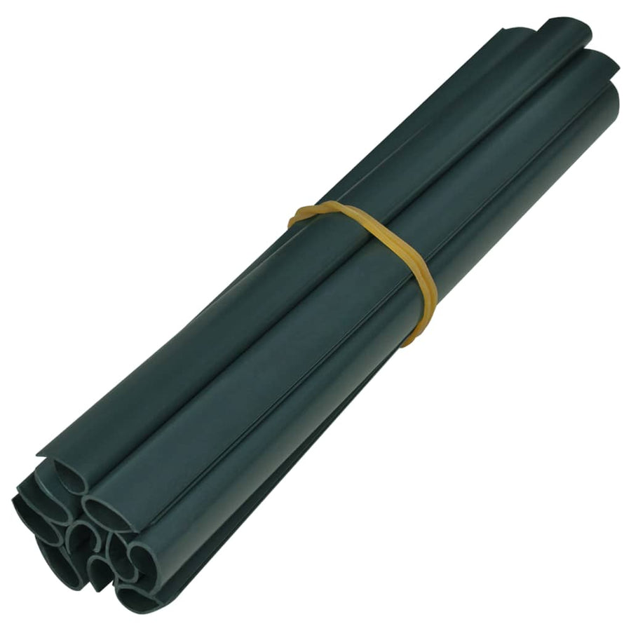 Tuinscherm 35x0,19 m PVC matgroen 35 x 0.19 m matte green