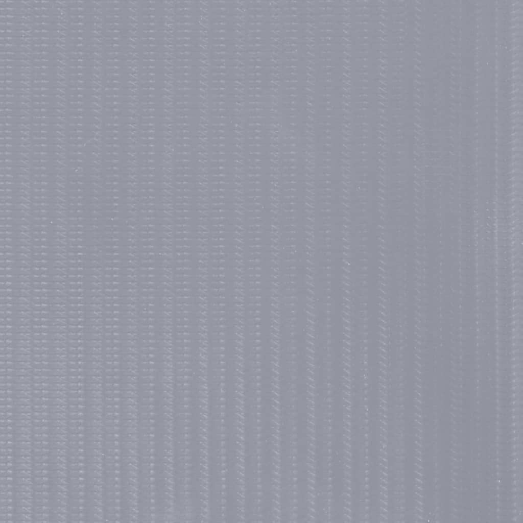 Tuinscherm 35x0,19 m PVC mat lichtgrijs 35 x 0.19 m matte light grey
