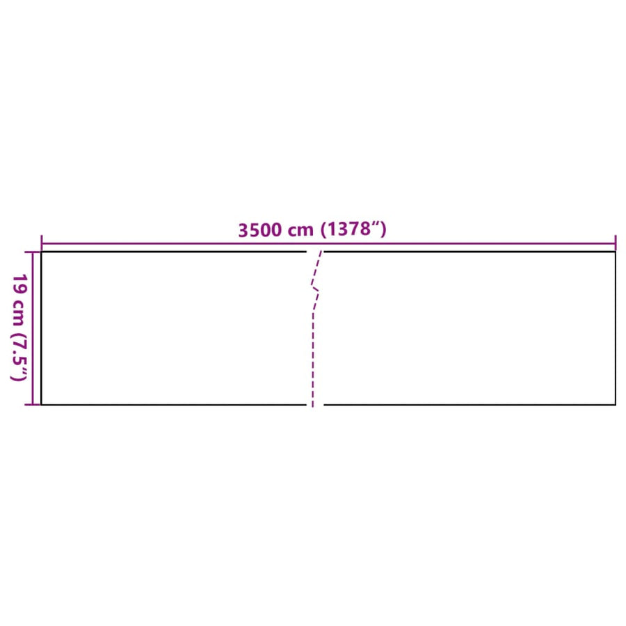 Tuinschermen 35X0,19 M Pvc Mat 4