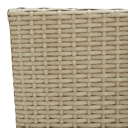 Tuinstoelen Poly Rattan Beige