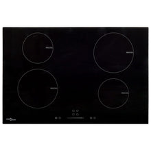 Inductiekookplaat 4 Zones Aanraakbediening Glas 77 cm 7000 w