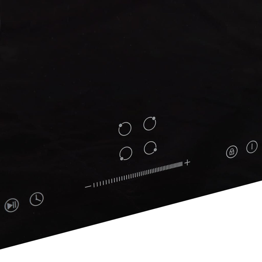 Inductiekookplaat 4 Zones Aanraakbediening Glas 77 cm 7000 w