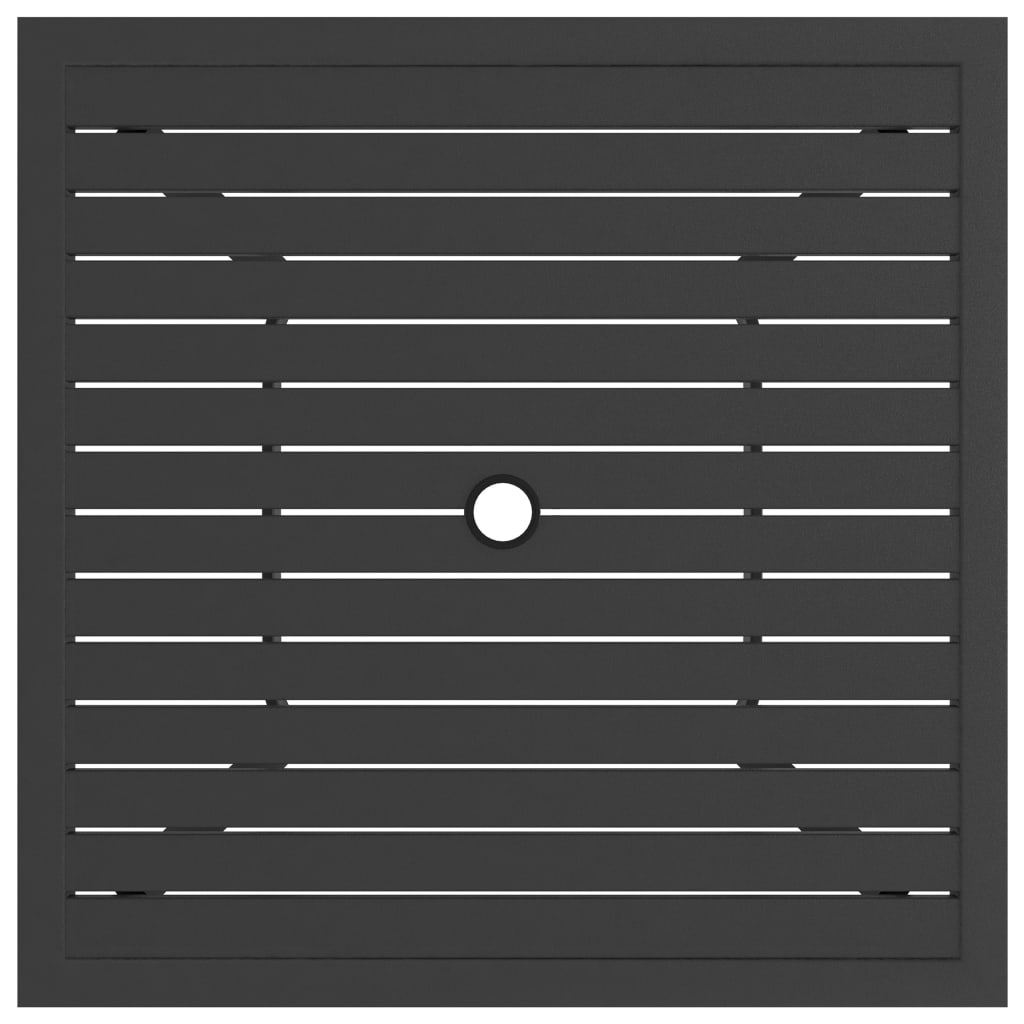 Tuintafel 8,5X8,5X72 Cm Staal 81.5 x 81.5 x 72 cm Antraciet