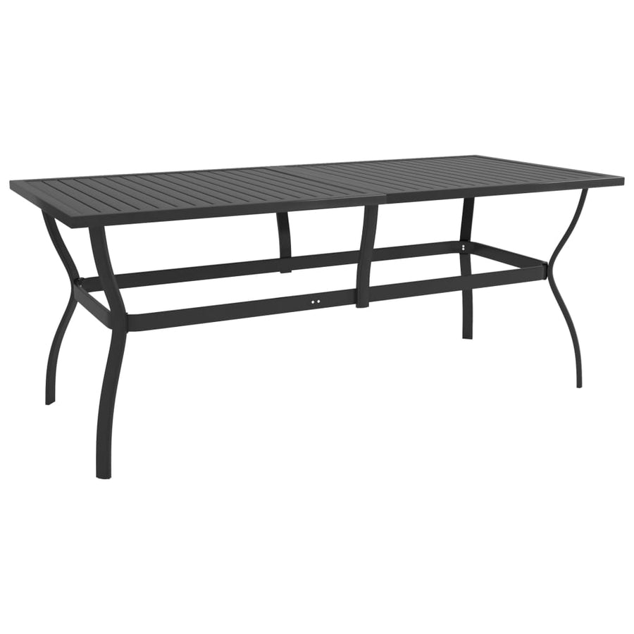 Tuintafel Staal 190 x 80 x 72 cm