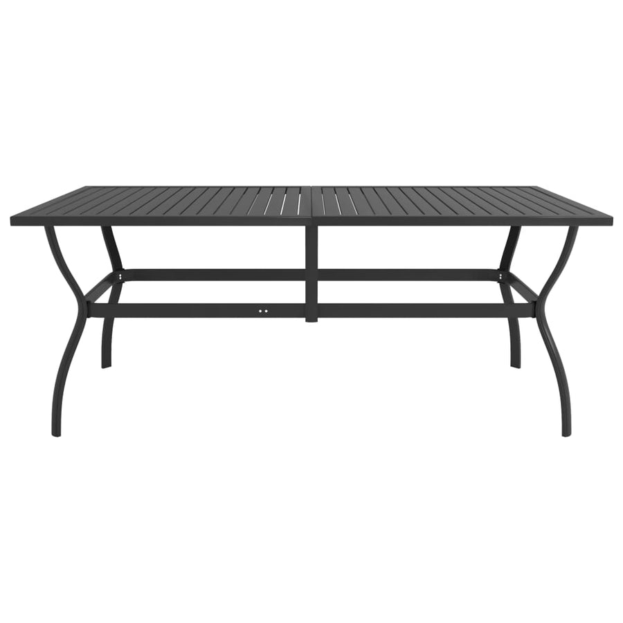Tuintafel Staal 190 x 80 x 72 cm