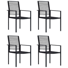 Tuinstoelen Pvc-Rattan Zwart 4