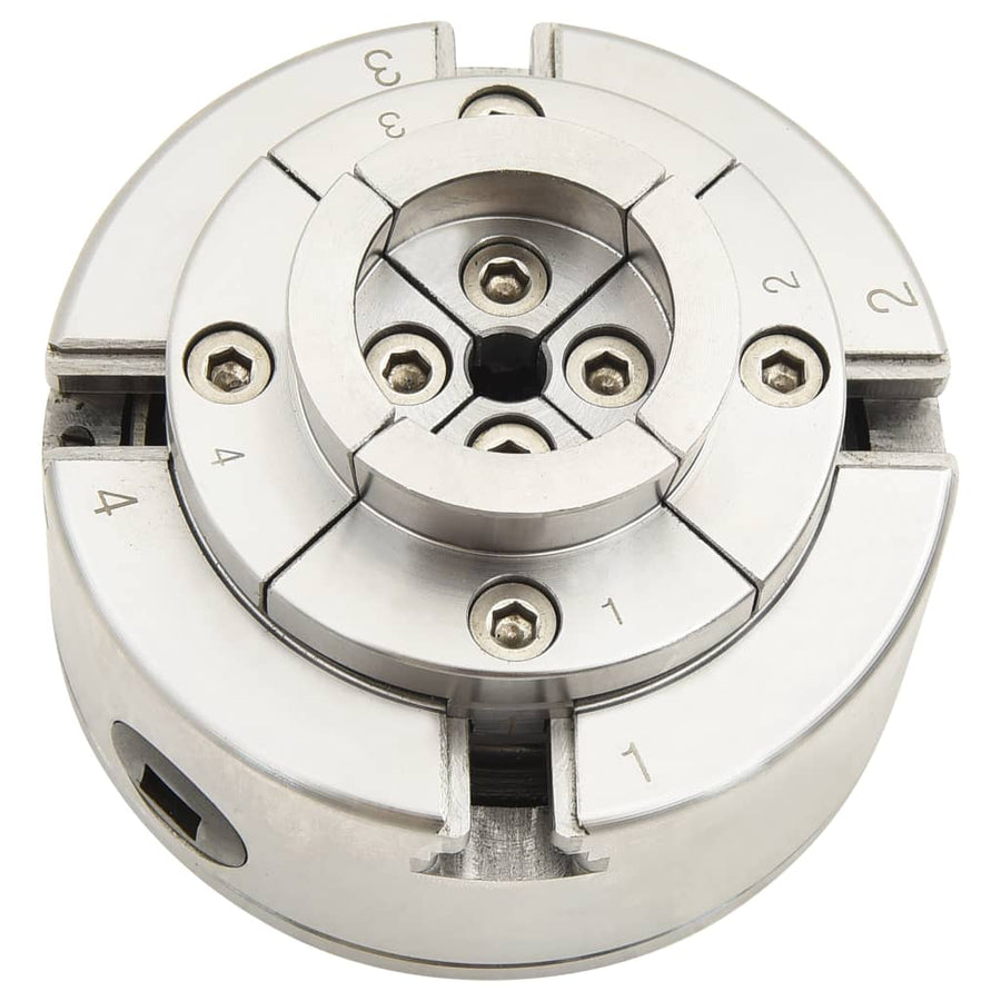 Houtklauwplaat 4 Bekken M33 Verbinding 96 Mm Staal Zilverkleur