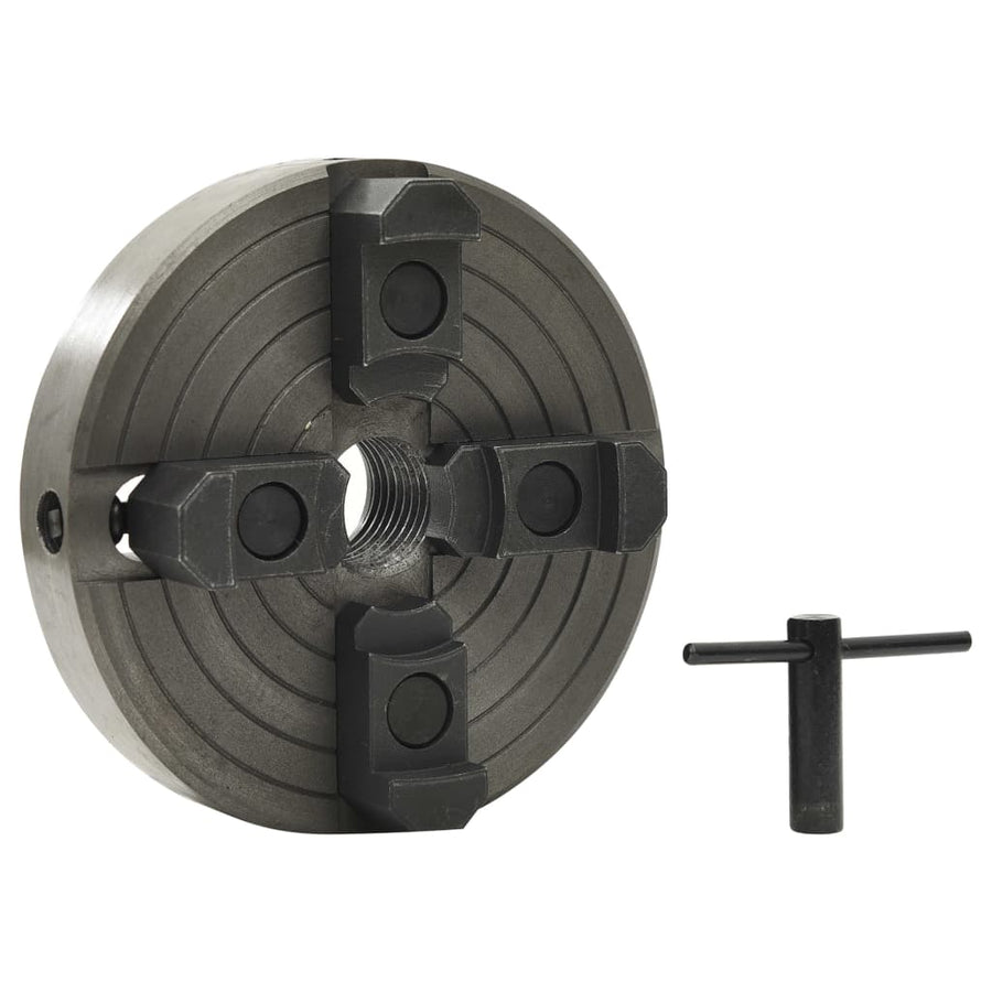 Houtklauwplaat 4 Bekken M33 Verbinding 150X63 Mm Staal Zwart