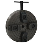 Houtklauwplaat 4 bekken M18 150x63 mm staal zwart