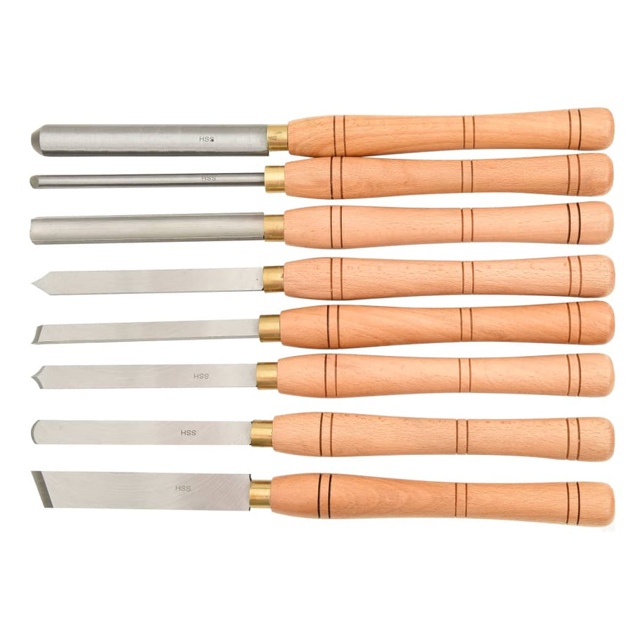 8-Delige Draaigereedschapsset Hss