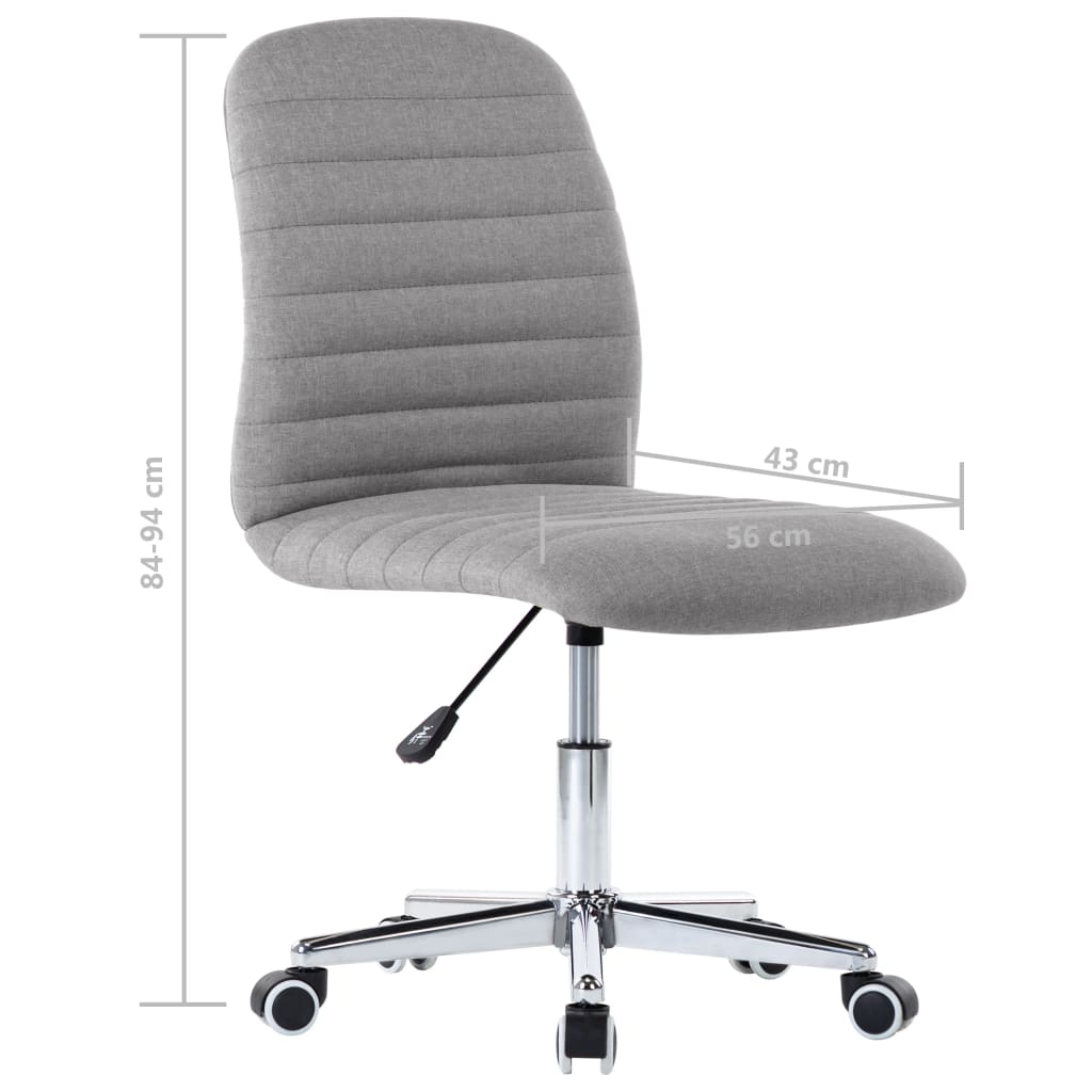 Eetkamerstoelen Stof 4 Lichtgrijs