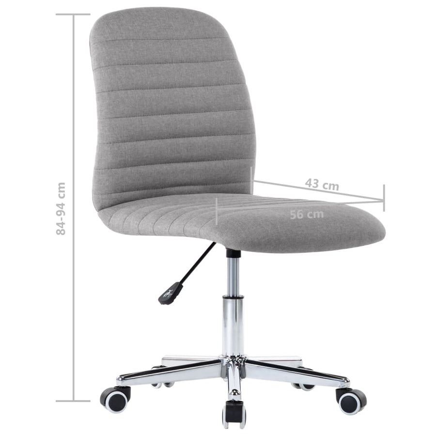 Eetkamerstoelen Stof 4 Lichtgrijs