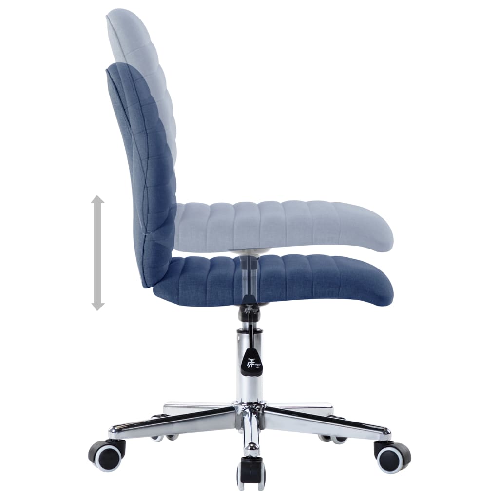 Eetkamerstoelen Stof 4 Blauw