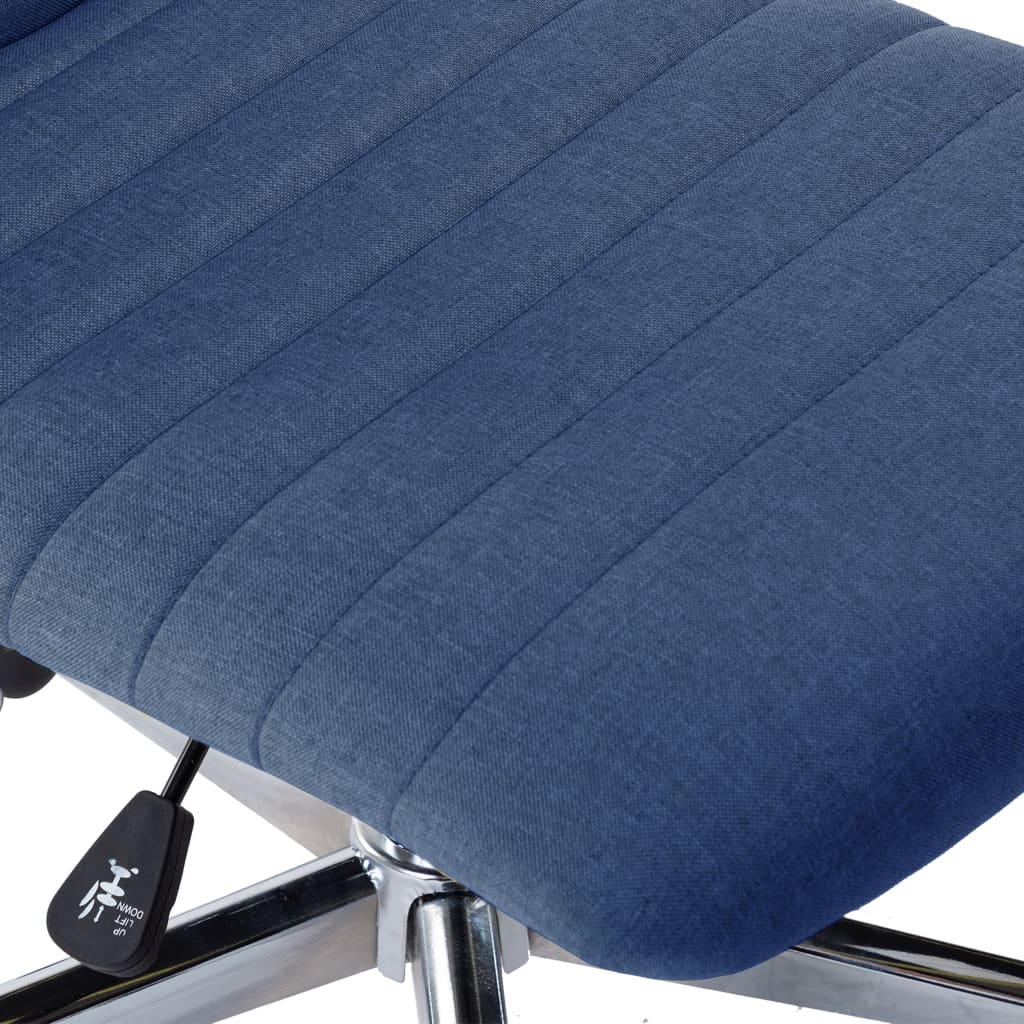 Eetkamerstoelen Stof 4 Blauw
