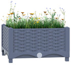 Raised planter 40x40x23 cm polypropylene