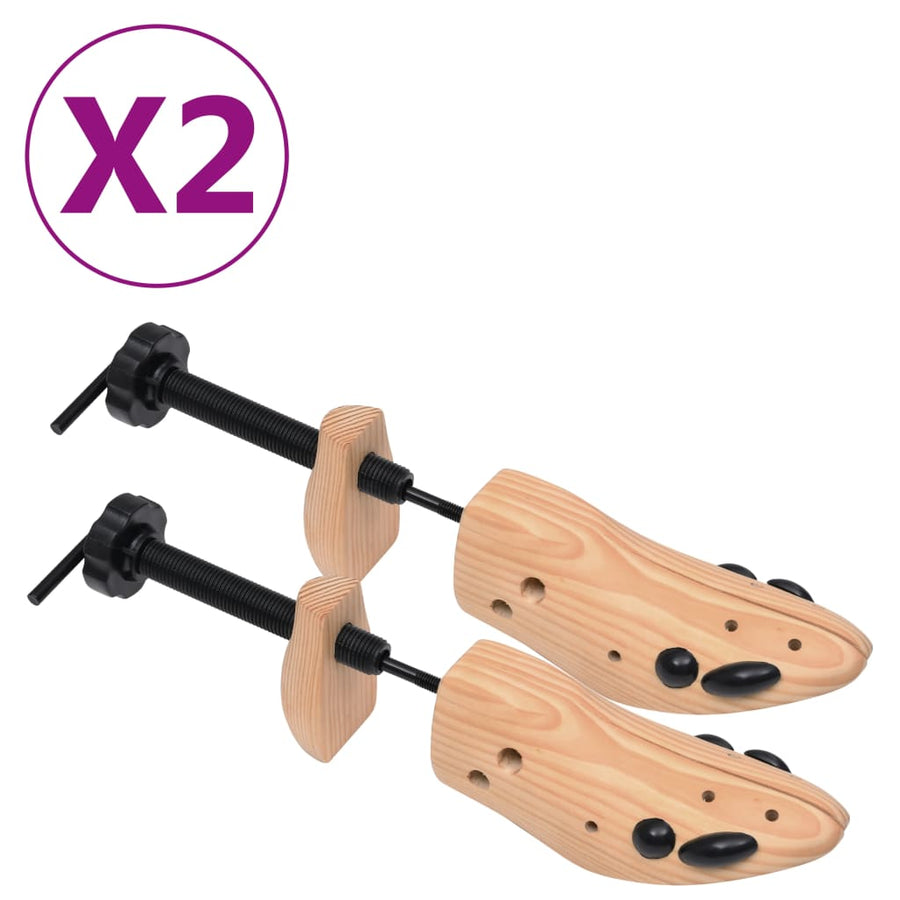 Schoenspanners Paar Maat Massief Grenenhout 2 41-46