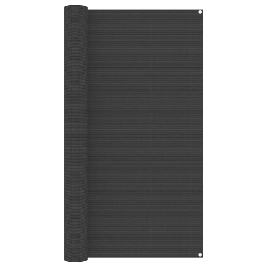 Tenttapijt 200x200 cm antracietkleurig 200 x 200 cm