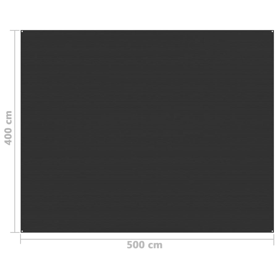 Tenttapijt Kleurig Antraciet 400 x 500 cm
