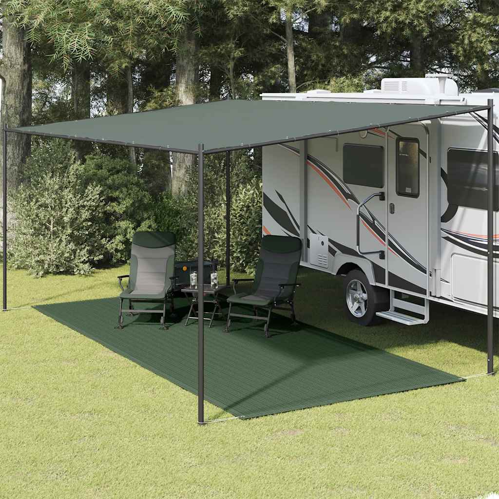 Tenttapijt 250x550 cm HDPE donkergroen