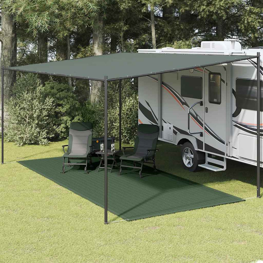 Tenttapijt 250x550 cm HDPE donkergroen