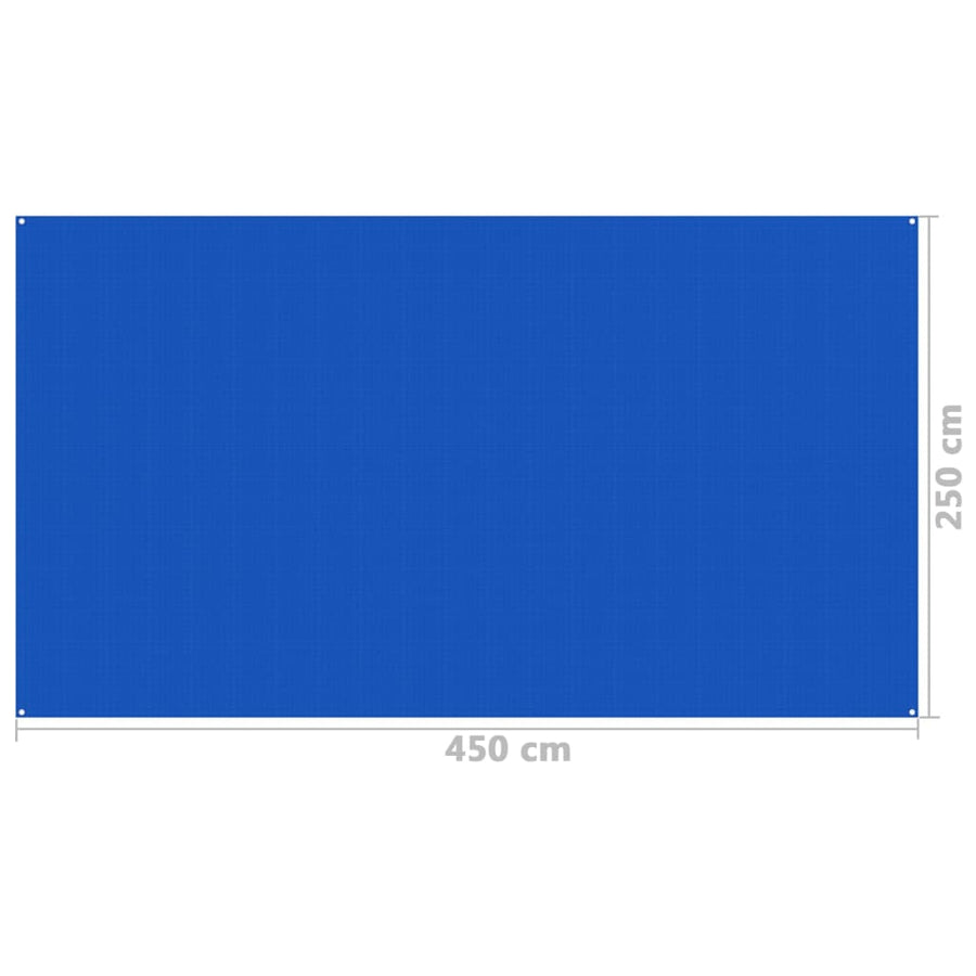 Tenttapijt Blauw 250 x 450 cm