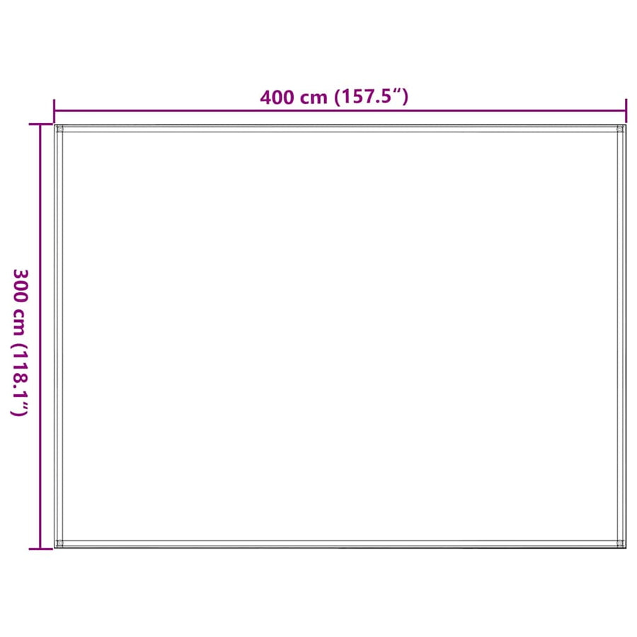 Tenttapijt Hdpe Blauw 300 x 400 cm