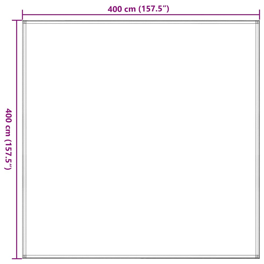 Tenttapijt Hdpe Blauw 400 x 400 cm