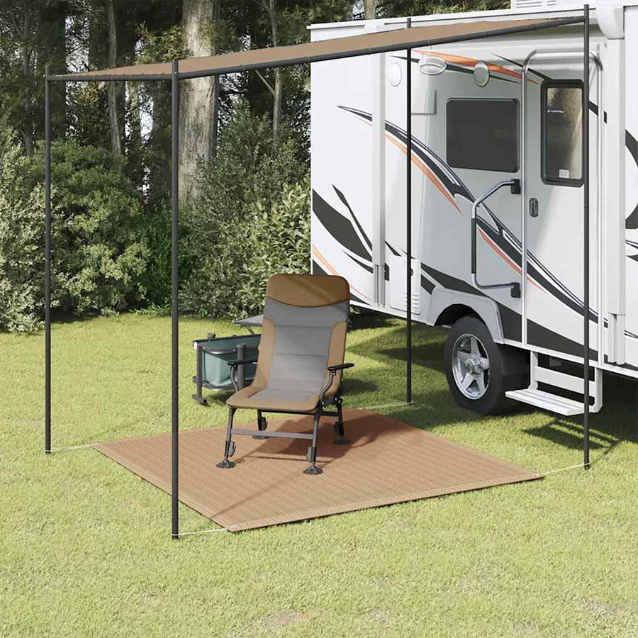 Tenttapijt Taupe 200 x 200 cm