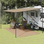 Tenttapijt 200 x 400 cm taupe