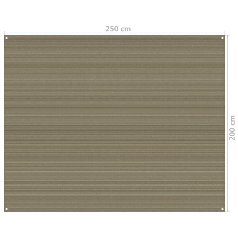 Tenttapijt 250X200 Cm Taupe 250 x 200 cm