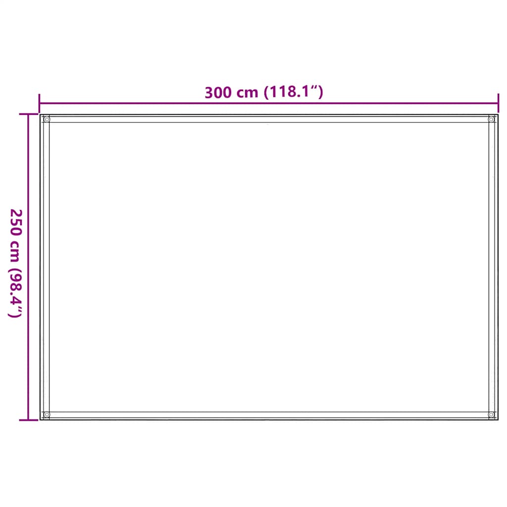 Tenttapijt 250 x 300 cm