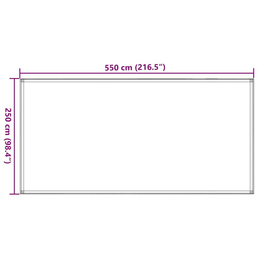 Tenttapijt 250 x 550 cm