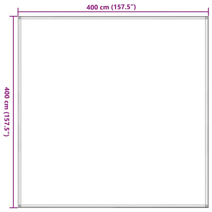 Tenttapijt Taupe 400 x 400 cm