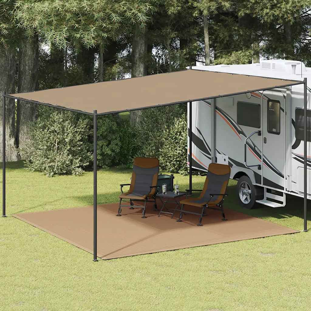 Tenttapijt Taupe 400 x 400 cm
