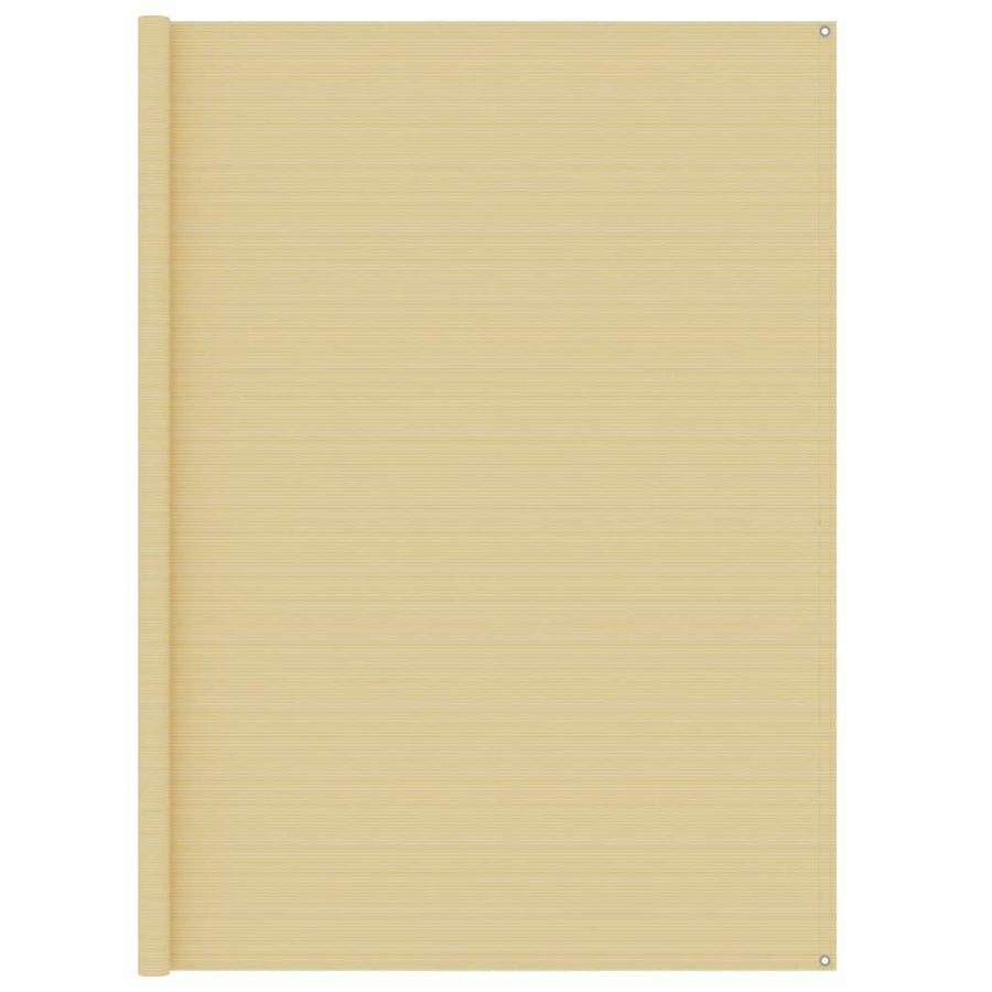 Tenttapijt 250x250 cm HDPE beige