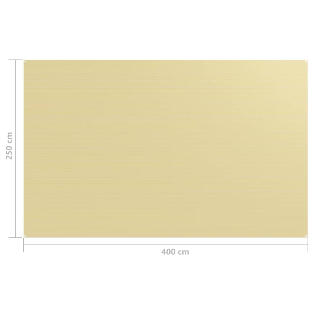 Tenttapijt 250x400 cm beige 250 x 400 cm